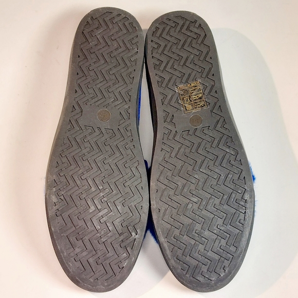 Roberto Della Croce blue velour fur-trimmed bunny-ear sneakers, EU40, NWT - Picture 10 of 12